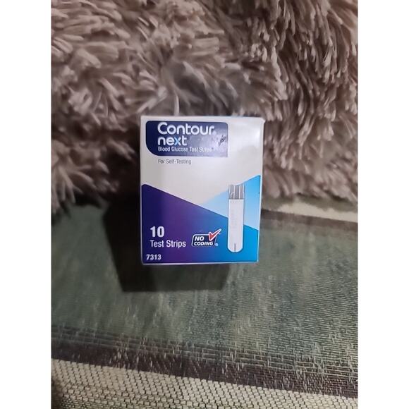 Contour Other - Contour Next Blood Glucose Test Strips For Self Testing 10 Test Strips Sealed